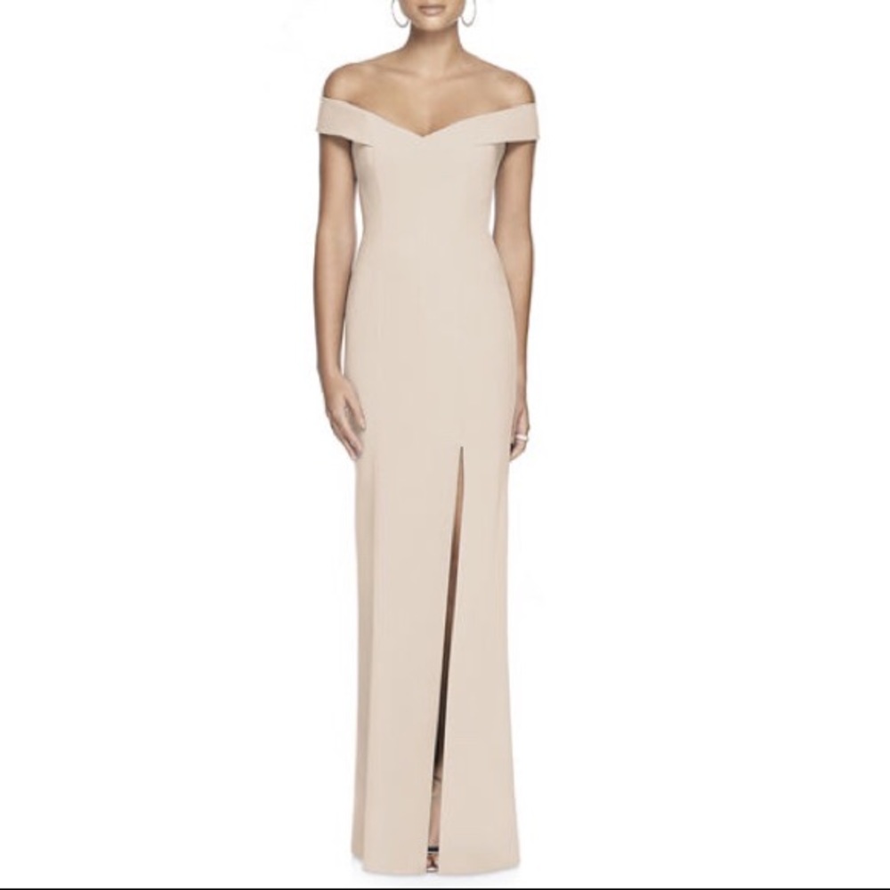 Dessy 3012 Bridesmaid Dress Blush 10 Long